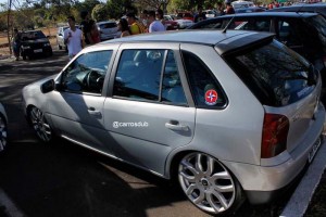 Vw Gol Rebaixado Rodas Volcano London Aro