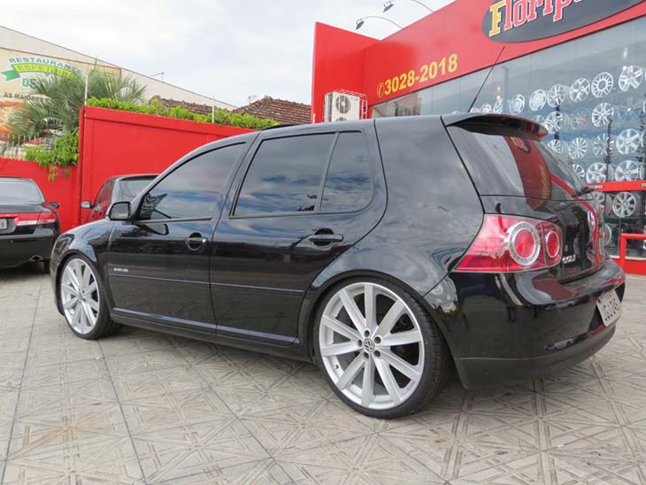 Golf Sportline Rebaixado Com Rodas Rostock Aro