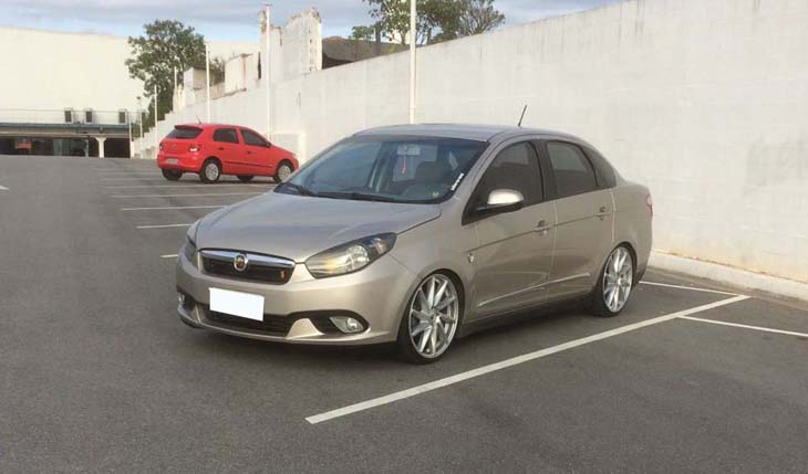 Fiat Grand Siena Rebaixado Rodas Aro