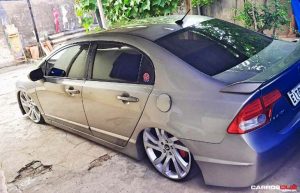 Civic Rebaixado Rodas Volcano Luxor Aro X