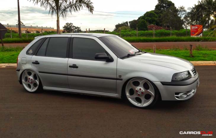 Carros DUB - Gol G3 rebaixado com rodas @volcanowheels